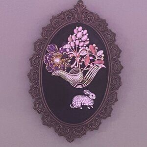 Flower Basket with Bunny